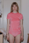BASERANGE short-sleeved T-shirt TOOT-VE-AU23 drunk powder